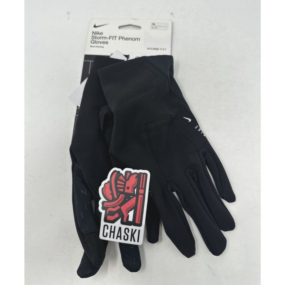 Nike Storm Fit Phenom running Gloves DA7059-010 black Men's XL NEW